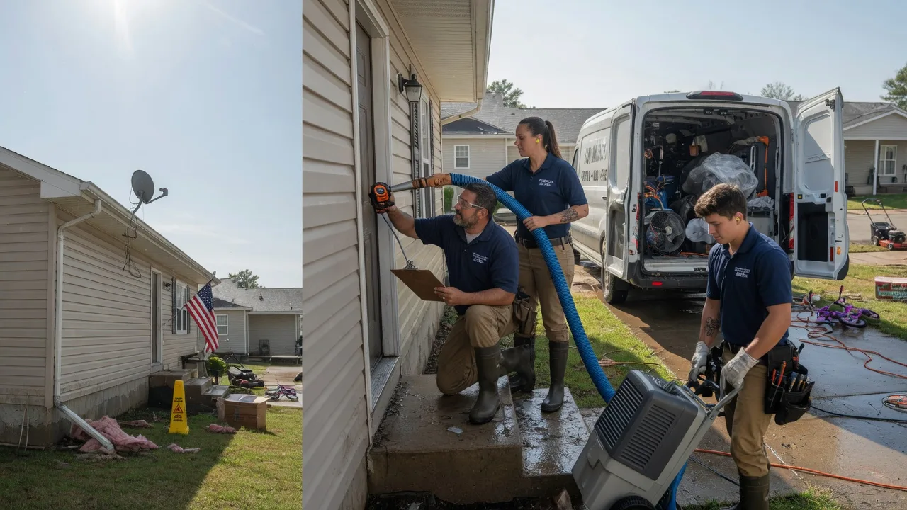 Ceiling Water Damage Restoration in Belleville, IL near me